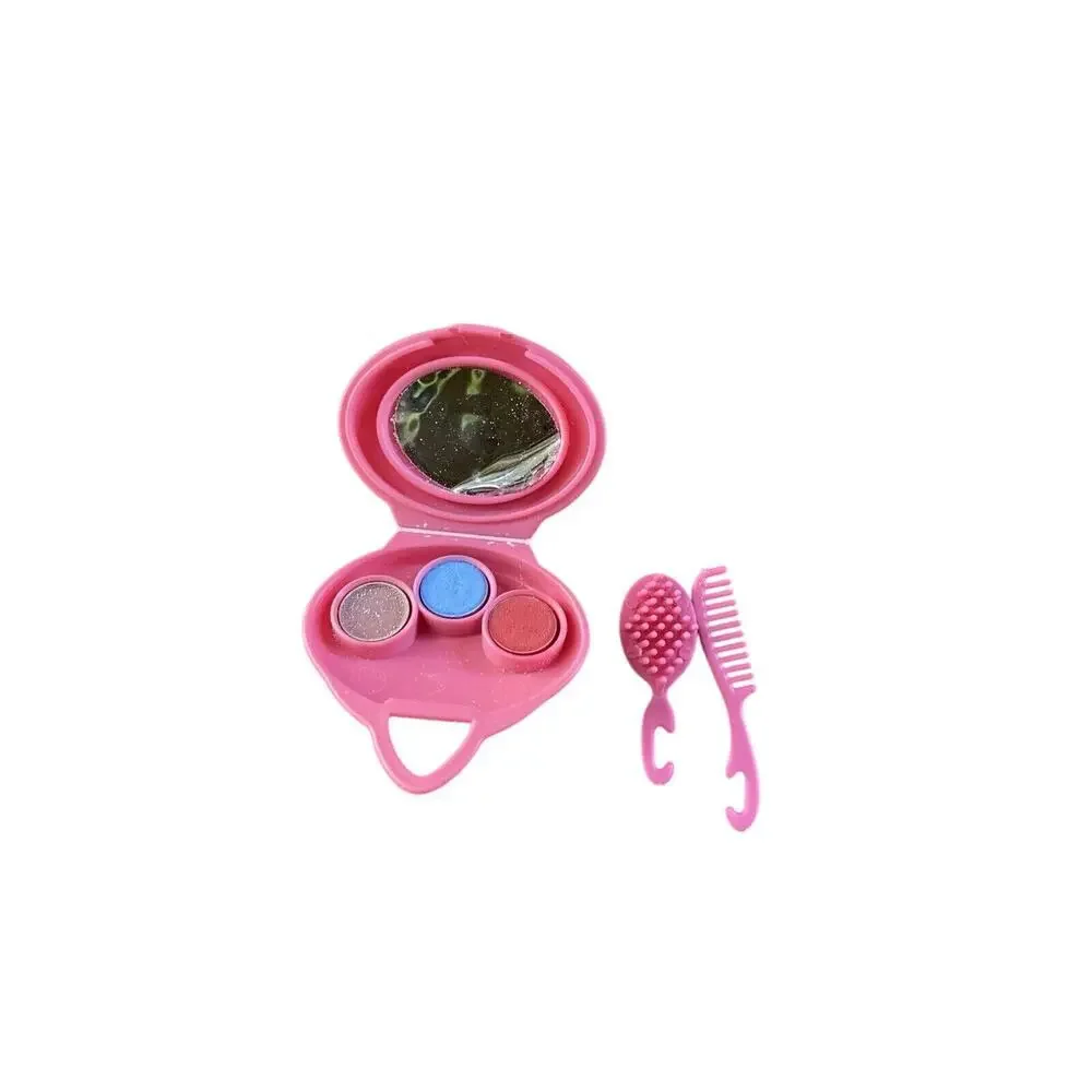 Vintage Barbie 1982 Make Up Compact Case & 2 Brushes Good Condition Accessories - Picture 1 of 4